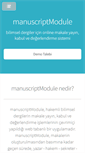 Mobile Screenshot of manuscriptmodule.com